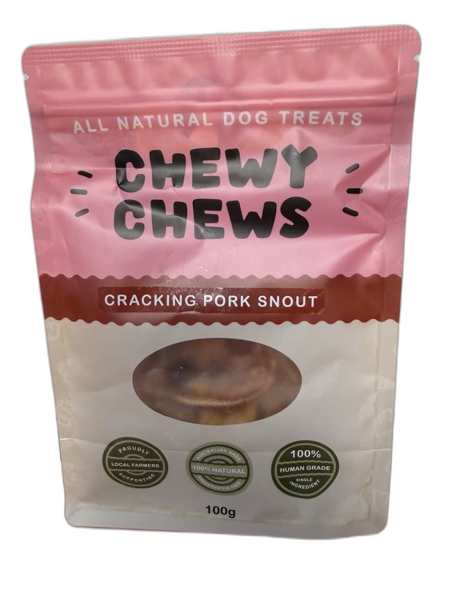 Cracking Pork Snout single-ingredient dog treats